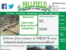 Tablet Screenshot of hillfieldnursery.co.uk